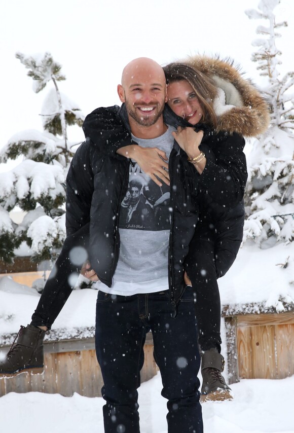 Franck Gastambide et Camille Cottin pour le film "Toute Première Fois", le 17 Janvier 2015, lors du 18éme festival international du film de comédie de l'Alpe d'Huez
