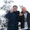 Pio Marmaï et Franck Gastambide pour le film "Toute Première Fois", le 17 Janvier 2015, lors du 18éme festival international du film de comédie de l'Alpe d'Huez