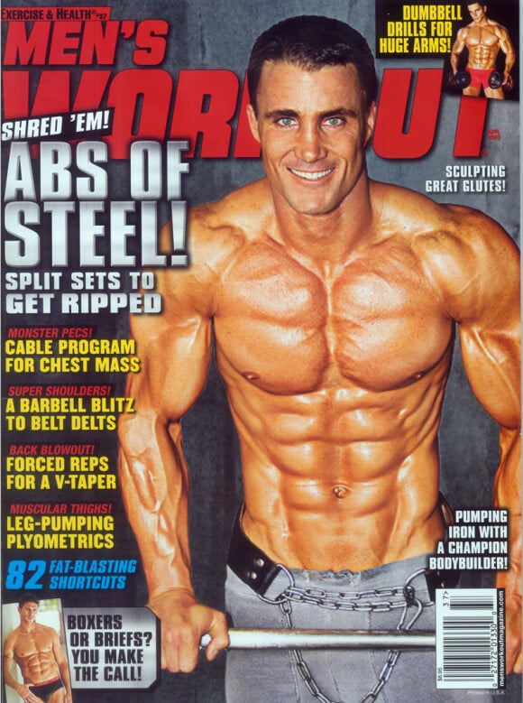 Greg Plitt pour Men's Workout en 2010.
