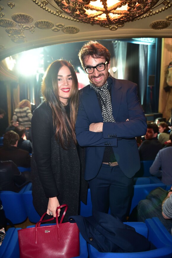 Lola Dewaere et son ami Nicolas Ullman - 9e cérémonie des Gérard de la Télévision au théâtre Daunou à Paris, le 19 janvier 2015.