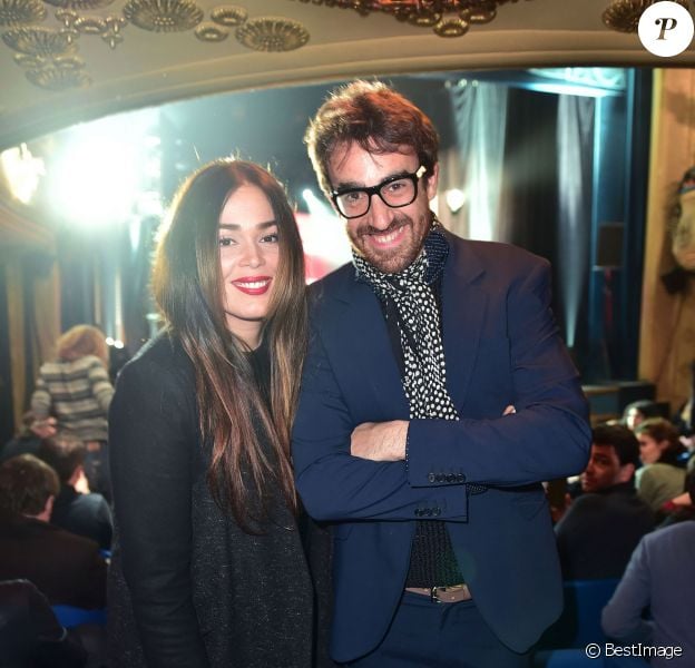 Lola Dewaere et son ami Nicolas Ullman - 9e cérémonie des Gérard de la Télévision au théâtre Daunou à Paris, le 19 janvier 2015.