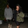 Kim Kardashian et  Kanye West à Santa Monica, le 15 janvier 2015.