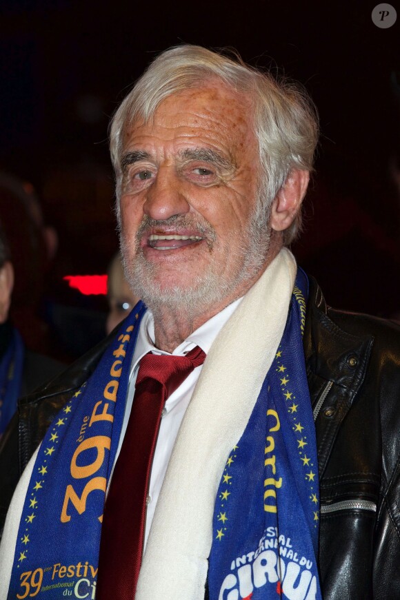 Jean-Paul Belmondo lors de la soirée de gala du 39e Festival du cirque de Monte-Carlo, le 20 janvier 2015 sous le chapiteau de Fontvieille.