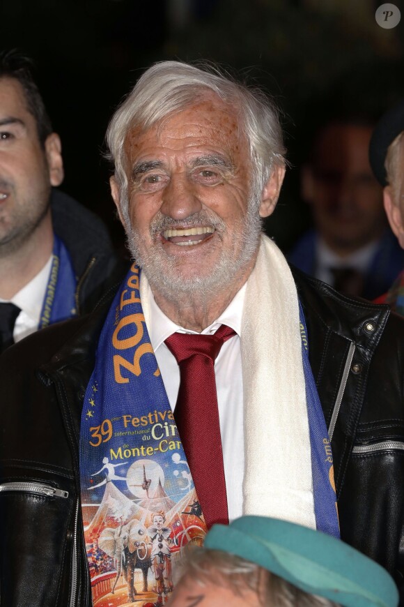 Jean-Paul Belmondo lors de la soirée de gala du 39e Festival du cirque de Monte-Carlo, le 20 janvier 2015 sous le chapiteau de Fontvieille.