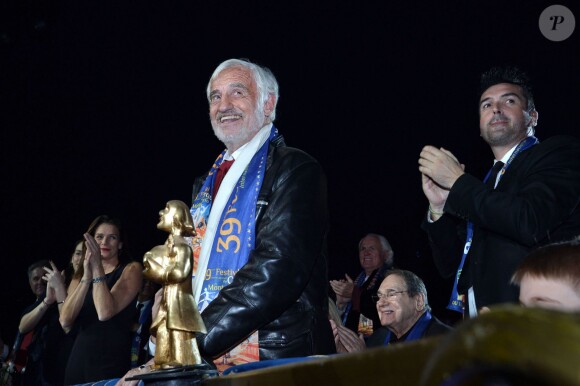Jean-Paul Belmondo lors de la soirée de gala du 39e Festival du cirque de Monte-Carlo, le 20 janvier 2015 sous le chapiteau de Fontvieille.