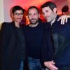 Sonia Rolland, Fred Testot et Jalil Lespert - Photocall du téléfilm "L'emprise" à l'occasion de la projection au cinéma "L'Arlequin" à Paris, le 21 janvier 2015.