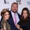 Paul 'Triple H' Levesque, Vanessa Hudgens et Stephanie McMahon à Los Angeles, le 15 août 2013. 