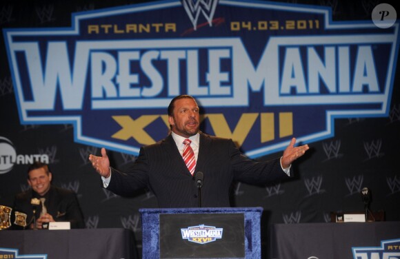 Triple H à New York le 30 mars 2011. 