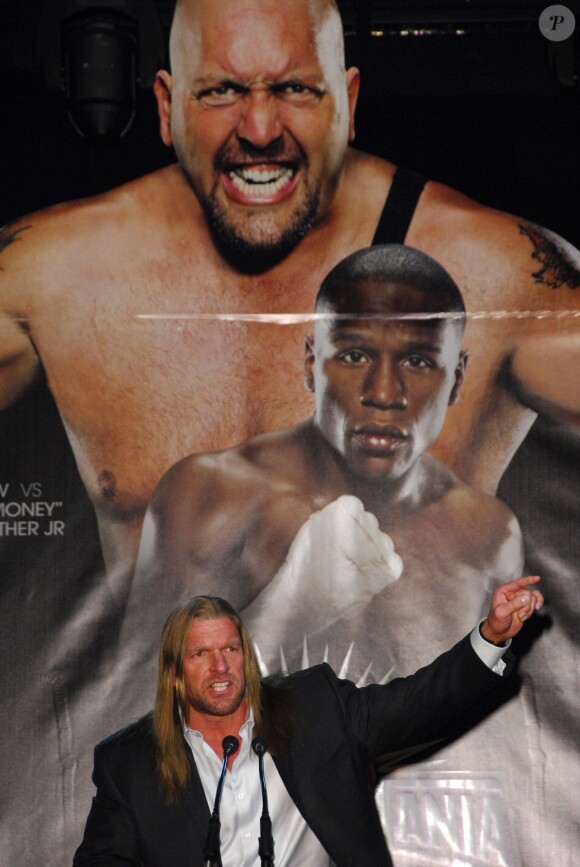 Triple H à New York le 26 mars 2008. 
