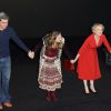 Stéphane Comby, Léna Bréban, Caroline Silhol et Hervé Dubourjal - Générale de la pièce "La maison d'à côté" au Théâtre du Petit Saint-Martin à Paris le 21 janvier 2015