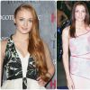 Sophie Turner (ici en mars 2014) remplace Famke Janssen (en août 2000 lors d'une première de X-Men) dans le rôle de Jean Grey.