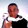 Thierry Ardisson et son robot Jean-Mi, le 3 septembre 2014.