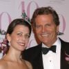 Patrick Wayne et sa femme Misha à New York le 16 octobre 2003.