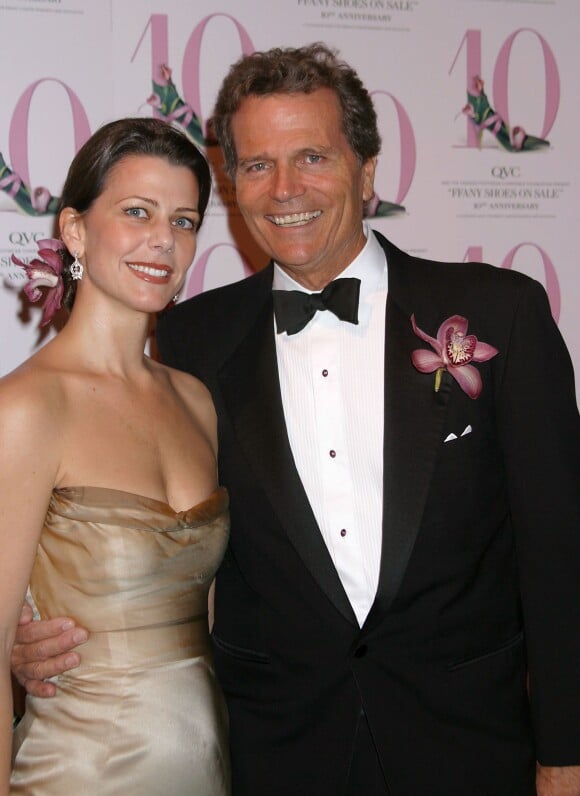 Patrick Wayne et sa femme Misha à New York le 16 octobre 2003.