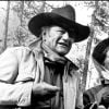 John Wayne et Katharine Hepburn en 1975. 