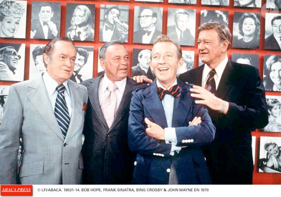 Bob Hope, Frank Sinatra, Bing Crosby et John Wayne le 18 juin 2000.