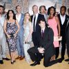 Reid Scott, Tony Hale, Julia Louis-Dreyfus, Anna Chlumsky, Matt Walsh, Gary Cole et Sufe Bradshaw à la première de la saison 3 de "Veep" à Los Angeles, le 25 mars 2014.