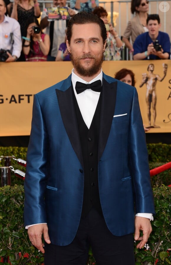 Matthew McConaughey - 21e édition des Screen Actors Guild Awards à Los Angeles le 25 janvier 2015