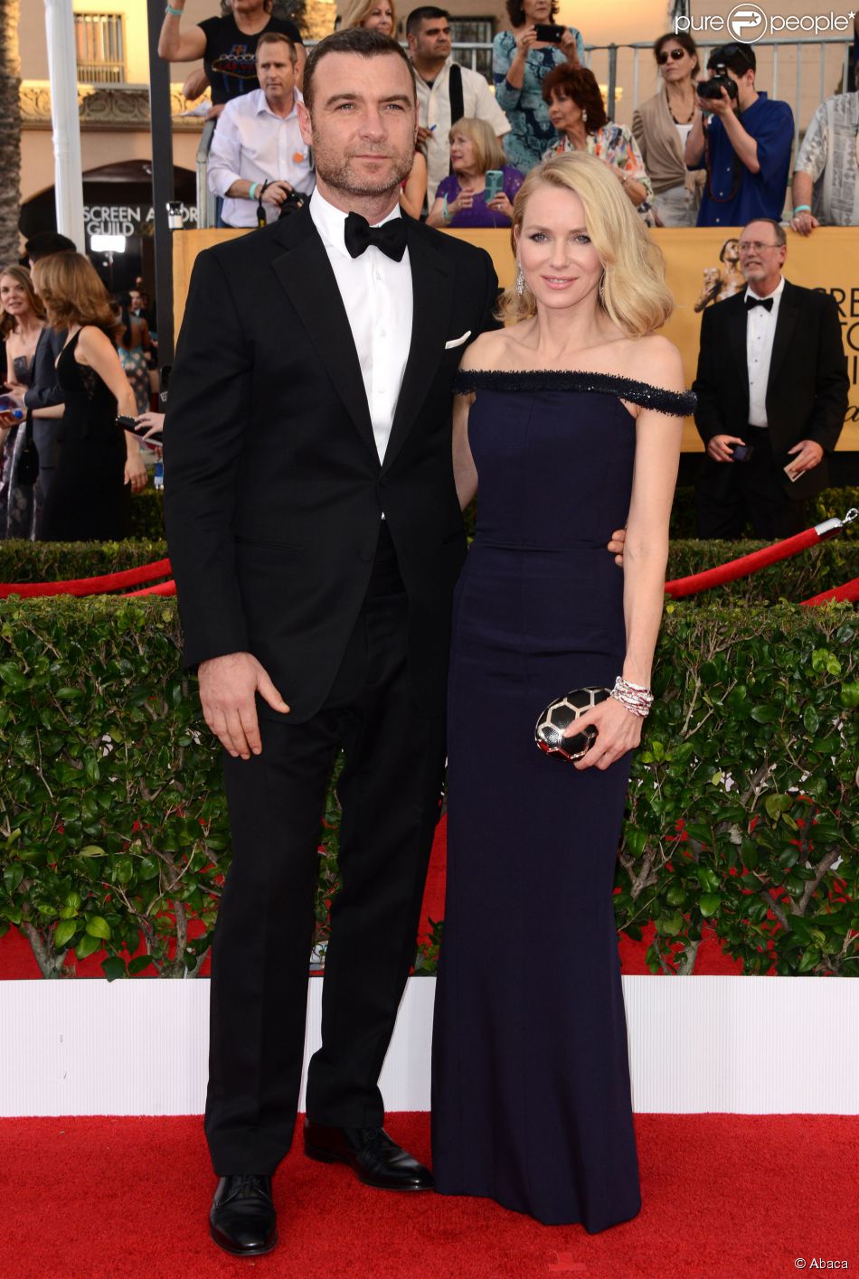  Liev Schreiber et Naomi Watts - 21e &amp;eacute;dition des Screen Actors Guild Awards &amp;agrave; Los Angeles le 25 janvier 2015 