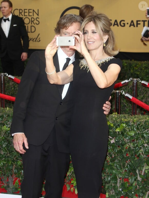 Felicity Huffman et son mari William H. Macy - 21e édition des Screen Actors Guild Awards à Los Angeles le 25 janvier 2015