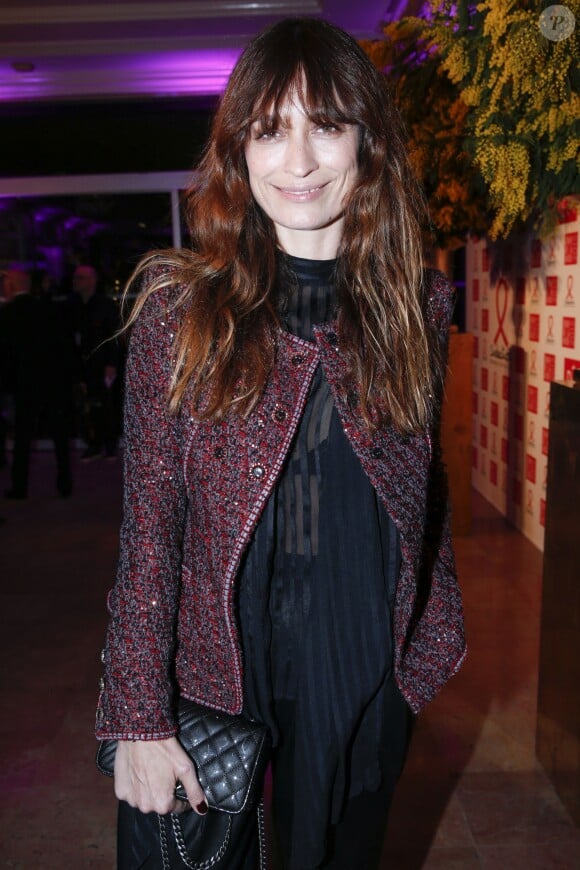 Caroline de Maigret au Dîner de la mode pour le Sidaction au pavillon d'Armenonville à Paris le 29 janvier 2015.