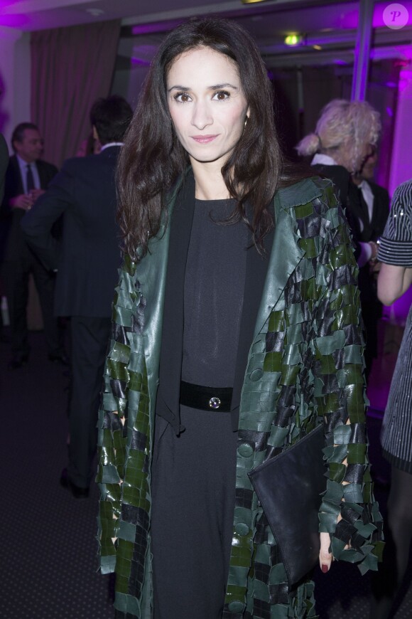 Rachida Brakni au Dîner de la mode pour le Sidaction au pavillon d'Armenonville à Paris le 29 janvier 2015.