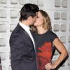 Kevin Richardson, Kristin Richardson à la première de "Backstreet Boys: Show Em What You're Made Of" à Hollywood, le 29 janvier 2015