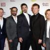 AJ McLean, Kevin Richardson, Brian Littrell, Nick Carter, Howie Dorough à la première de "Backstreet Boys: Show Em What You're Made Of" à Hollywood, le 29 janvier 2015  