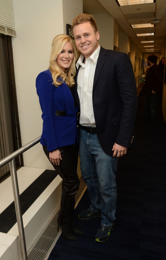 Heidi Montag et Spencer Pratt à New York, le 6 janvier 2015.
