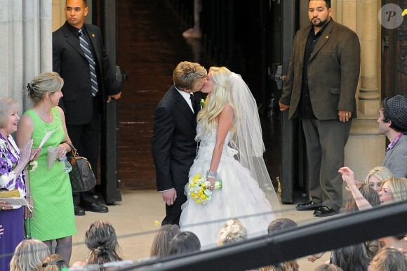 Heidi Montag et Spencer Pratt se marient à Pasadena. Le 25 avril 2009.