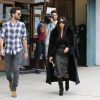 Scott Disick et Kim Kardashian quittent le magasin Sports Limited à Woodland Hills. Los Angeles, le 30 janvier 2015.