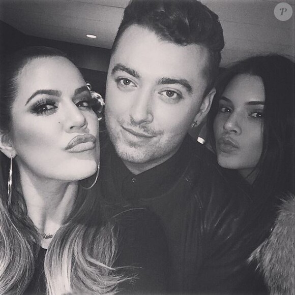 Khloé Kardashian et Kendall Jenner ont assisté au concert de Sam Smith au Forum. Inglewood, le 29 janvier 2015.