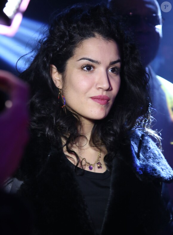Exclusif - Sabrina Ouazani en backstage à la Soirée de remise des prix du 36ème Festival Mondial du Cirque de Demain au Cirque Phenix à Paris, le 1er février 2015. 