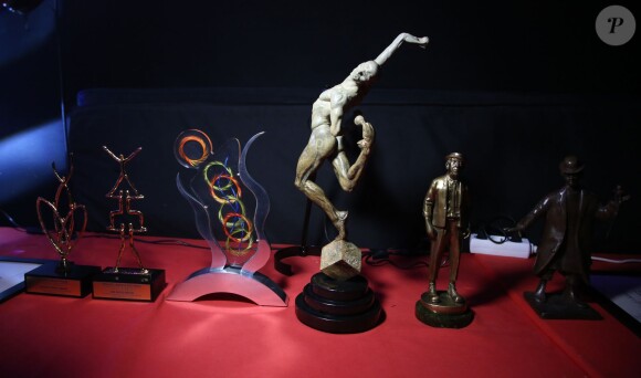 Exclusif - Ambiance - Les Prix en backstage à la Soirée de remise des prix du 36ème Festival Mondial du Cirque de Demain au Cirque Phenix à Paris, le 1er février 2015. 