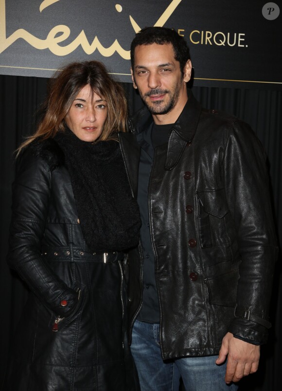 Tomer Sisley et sa compagne Karine Machado à la Soirée de remise des prix du 36ème Festival Mondial du Cirque de Demain au Cirque Phenix à Paris, le 1er février 2015. 