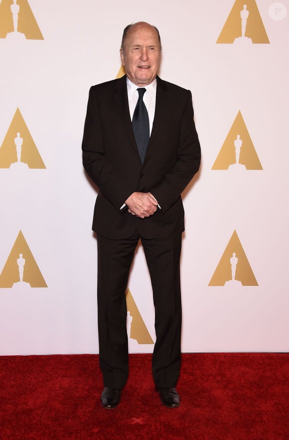 Robert Duvall - Photocall lors du déjeuner pour les nommés aux Oscars à l'hôtel Hilton à Los Angeles, le 2 février 2015.