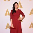 America Ferrera - Photocall lors du déjeuner pour les nommés aux Oscars à l'hôtel Hilton à Los Angeles, le 2 février 2015.