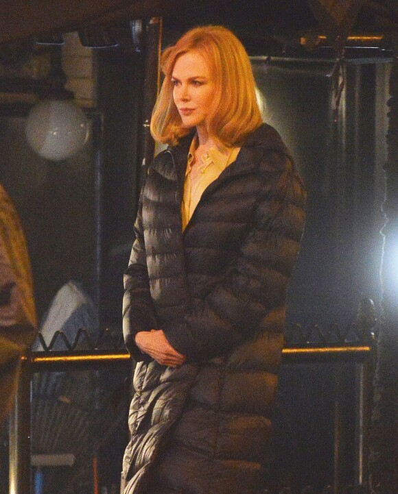 Nicole Kidman sur le tournage du film "The Secret in Their Eyes" à Los Angeles, le 3 février 2015.