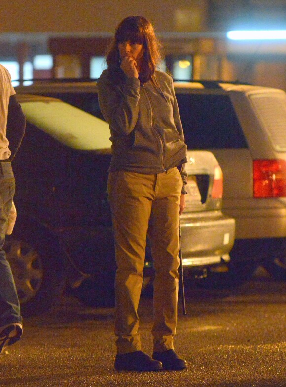 Julia Roberts sur le tournage du film "The Secret in Their Eyes" à Los Angeles, le 3 février 2015.