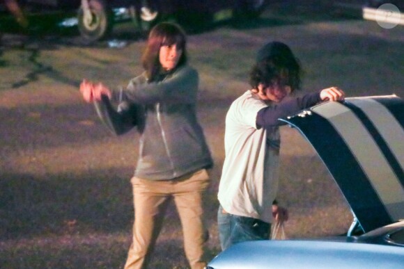 Julia Roberts tourne une séquence du film The Secret In Their Eyes à Los Angeles, le 3 février 2015.