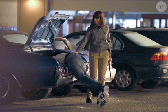 Julia Roberts tourne une séquence du film The Secret In Their Eyes à Los Angeles, le 3 février 2015.