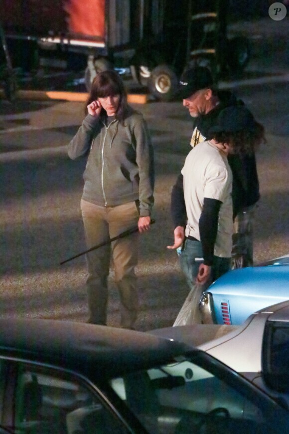 Julia Roberts tourne une séquence du film The Secret In Their Eyes à Los Angeles, le 3 février 2015.