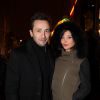 Exclusif - Michaël Cohen et sa compagne - Inauguration du Café Pouchkine à Saint-Germain-des-Prés, Paris le 22 janvier 2015. La Maison Dellos a ouvert à Paris ce nouveau lieu aux accents russes