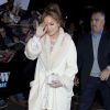 Jennifer Lopez qui a changé de tenue arrive sur le plateau de l'émission "The Daily Show with Jon Stewart" à New York, le 20 janvier 2015. 