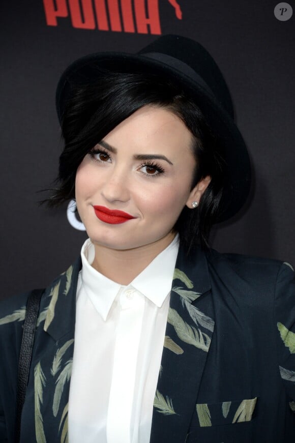 Demi Lovato à la soirée pré-Grammy de Roc Nation à Beverly Hills, le 7 février 2015.