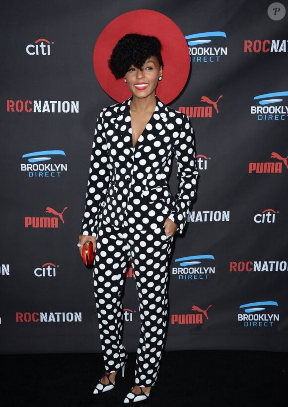 Janelle Monae à la soirée pré-Grammy de Roc Nation à Beverly Hills, le 7 février 2015.