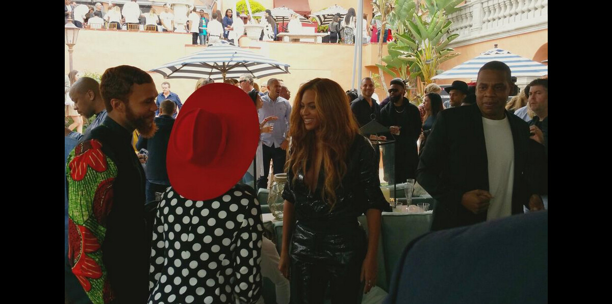 Photo : Beyoncé et Jay Z au brunch Roc Nation, le 7 février 2015 à Los ...