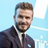 David Beckham à Londres au siège de Google le 9 février 2015 où il a annoncé la création d'un fond à son nom, le 7 : The David Beckham UNICEF Fund, pour venir en aide aux enfants en situation difficiles à travers le monde.