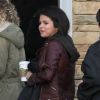 Selena Gomez sur le tournage de "The Revised Fundamentals of Caregivin" à Atlanta, le 29 janvier 2015 