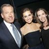Allison Williams avec ses parents Brian et Jane Williams à l'avant-première de la saison 4 de "Girls" à New York, le 5 janvier 2015.